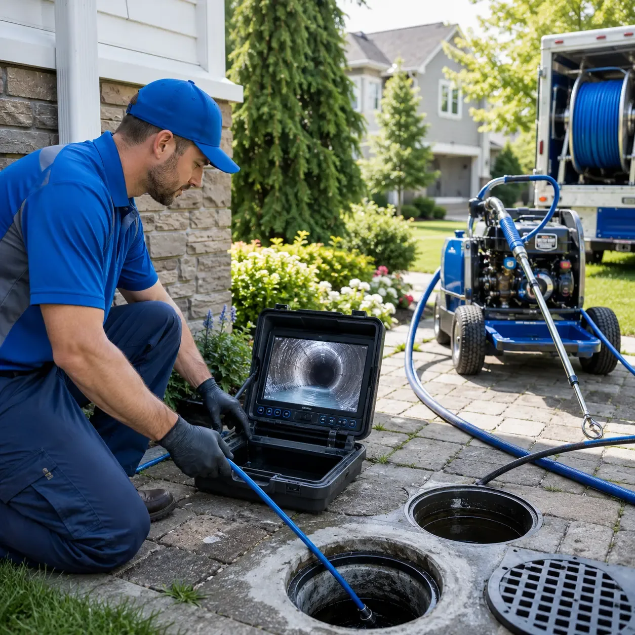 Outdoor drain cleaning professionals serving Somerdale, NJ
