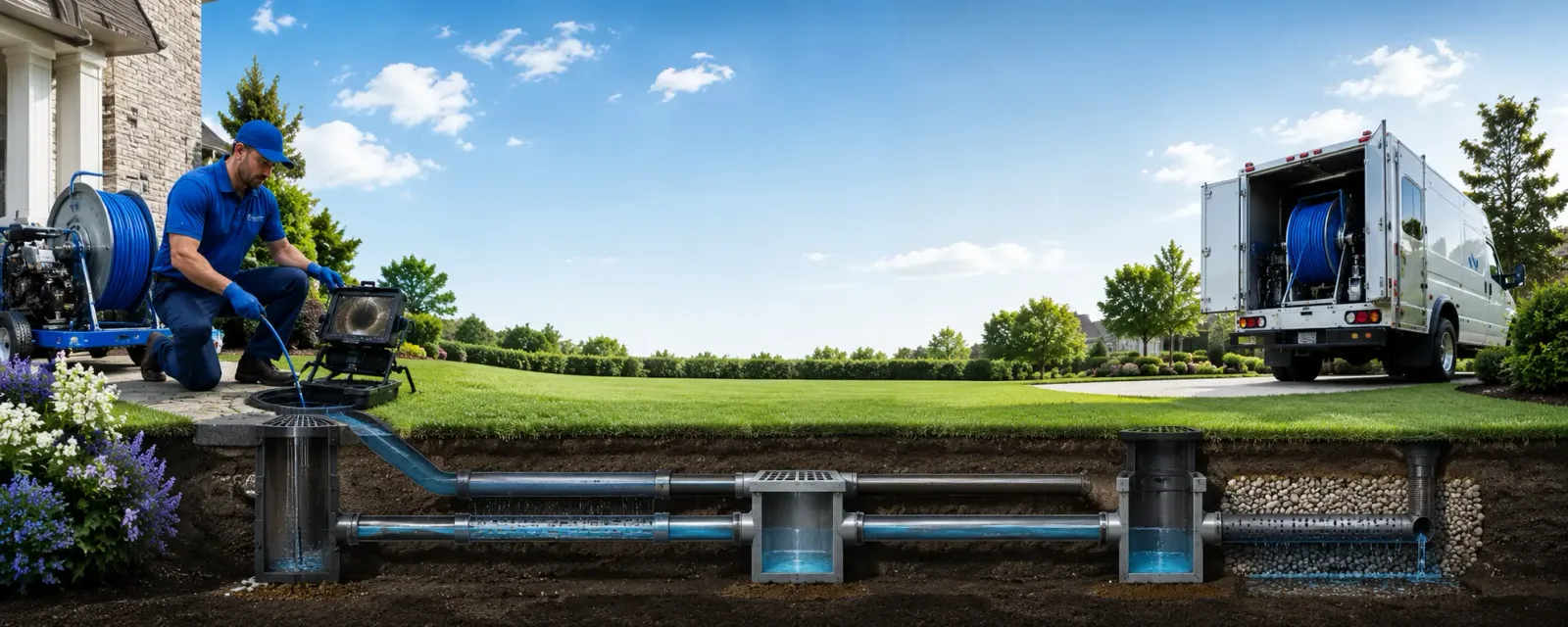 Outdoor drain cleaning information for Somerdale, NJ